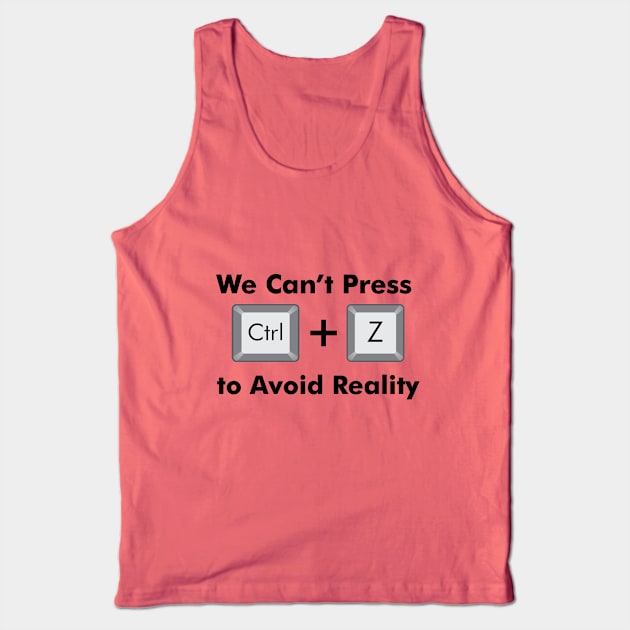 Ctrl + Z Tank Top by Quenini